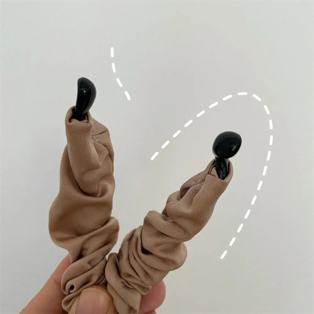 لطيف الكورية نمط القماش الموز كليب ليوبارد طباعة ذيل حصان حامل مشبك عمودي مشبك شعر أغطية الرأس Bowknot مشبك شعر النساء