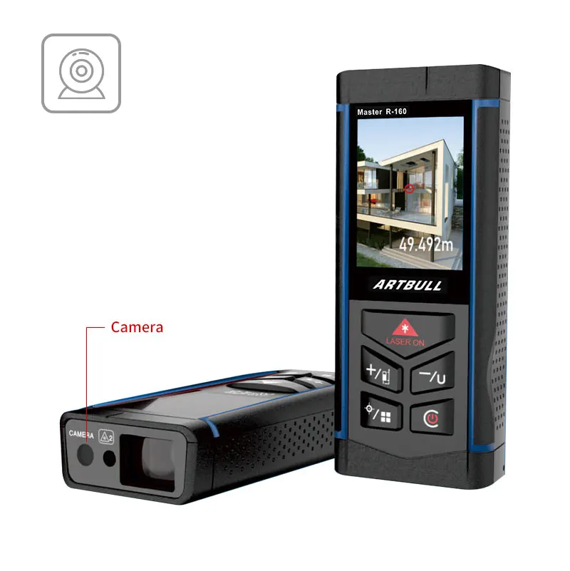 ARTBULL Long Distance Green Laser Rangefinder 100m 200m with Camera Color Screen Rechargeable Distance Meter