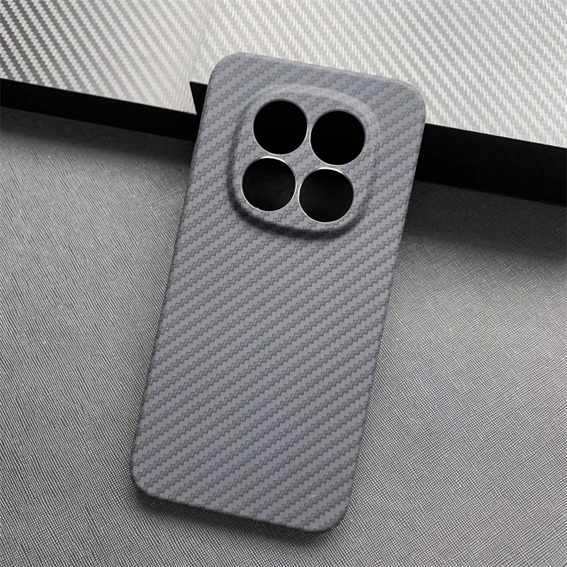Simple Business Style 1500d Carbon Fiber Case For Xiaomi Note 15 14 13 12 Pro Plus 15c 4/5g Skin Feel Ultra-thin Anti-drop Cover