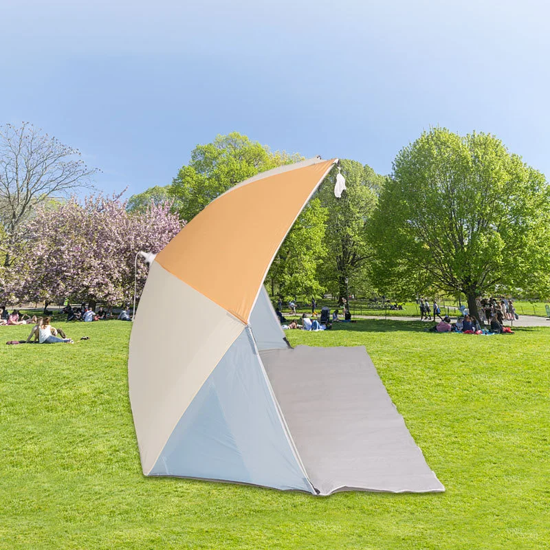 

Summer Portable Sunshade Umbrella Foldable Steel Frame Sea Fishing Sun Protection Rain Shine Outdoor Beach Shade Tent Umbrella
