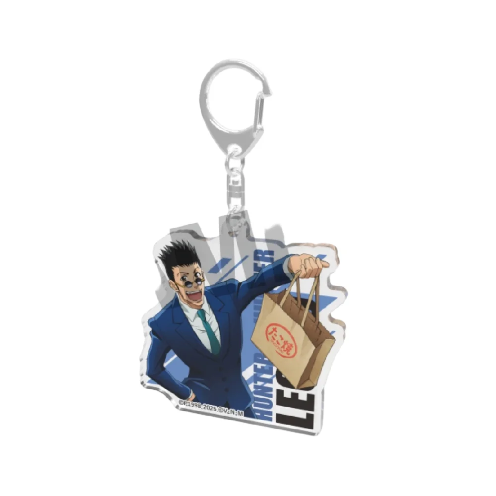 Hunter x Hunter Anime Acrylic Keychain 6cm Gon Freecss Kurapika Pendant Schoolbag Backpack Accessories Llaveros Jewelry Gift
