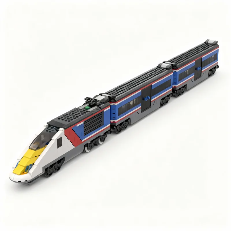 

310pcs MOC Modification Network Southeast Livery City Trains Model Building Blocks Architecture Toys Christmas Gifts Education