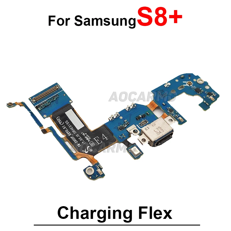 For Samsung Galaxy S8 S20 FE S21 Plus Ultra S8 Plus S20+ S21FE 5G USB Charging Dock Charger Port With Mic Repair Part