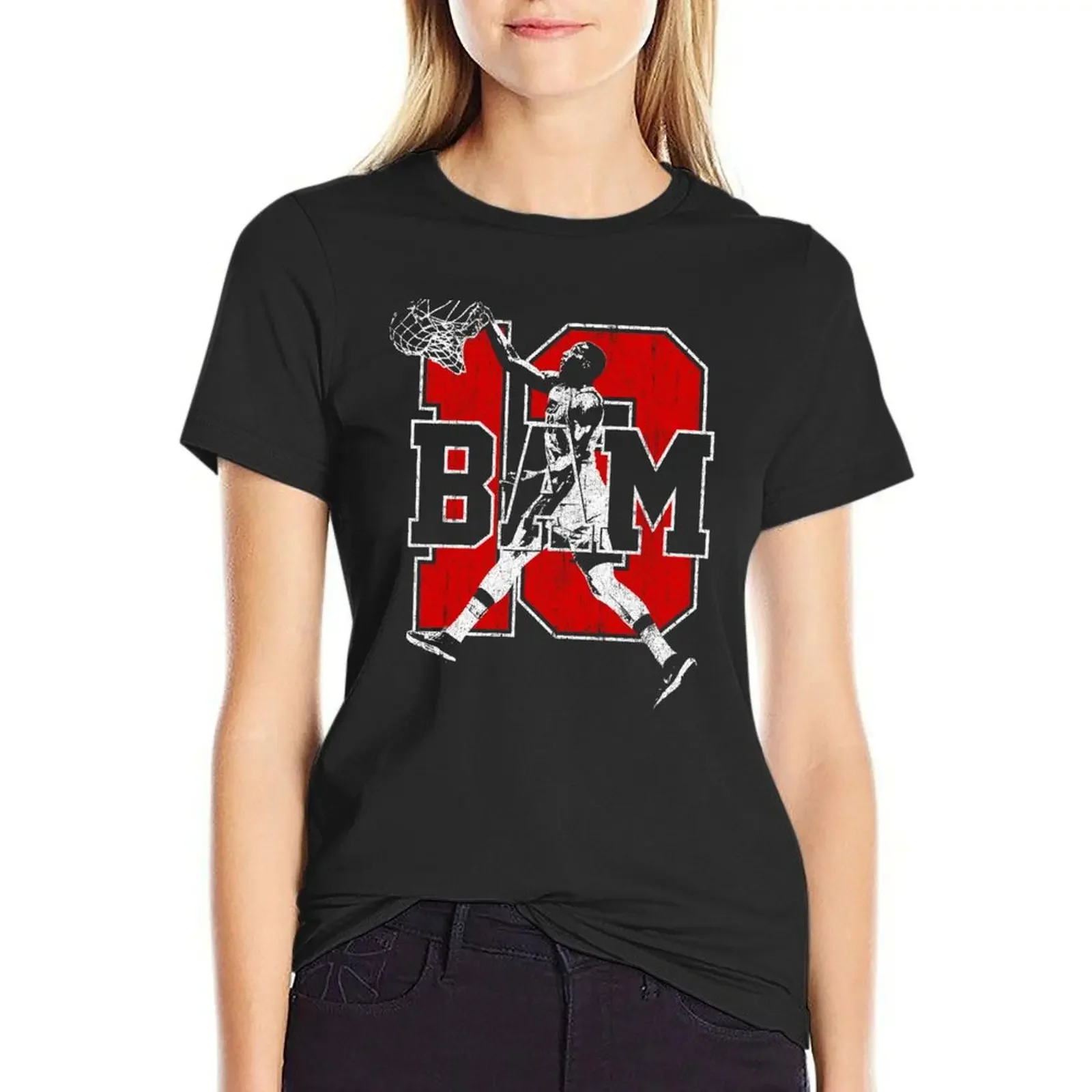

Bam Adebayo (Variant) T-Shirt aesthetic clothes Short sleeve tee hippie clothes summer clothes T-shirts for Women