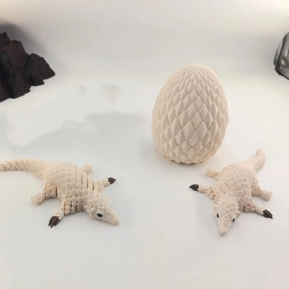 Creative 3D Printed Pangolin Figurine Realistic Articulated Pangolin Sculpture Durable Flexible Joint 3D Printed Pangolin