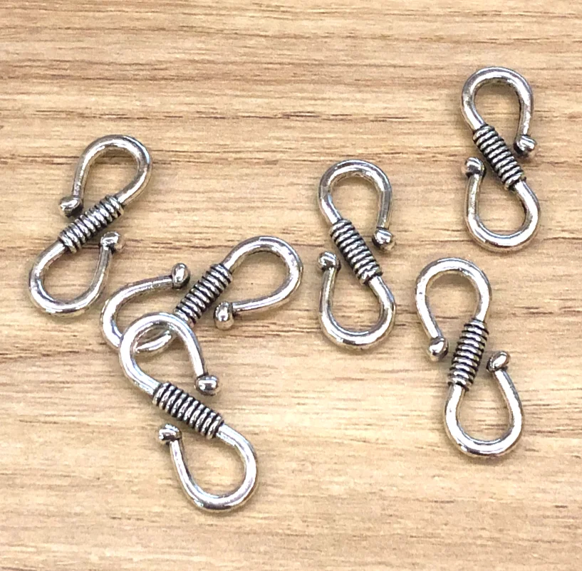 

20pcs 24.1x10.4mm Alloy metal S connectors for jewelry handmade HWH1620