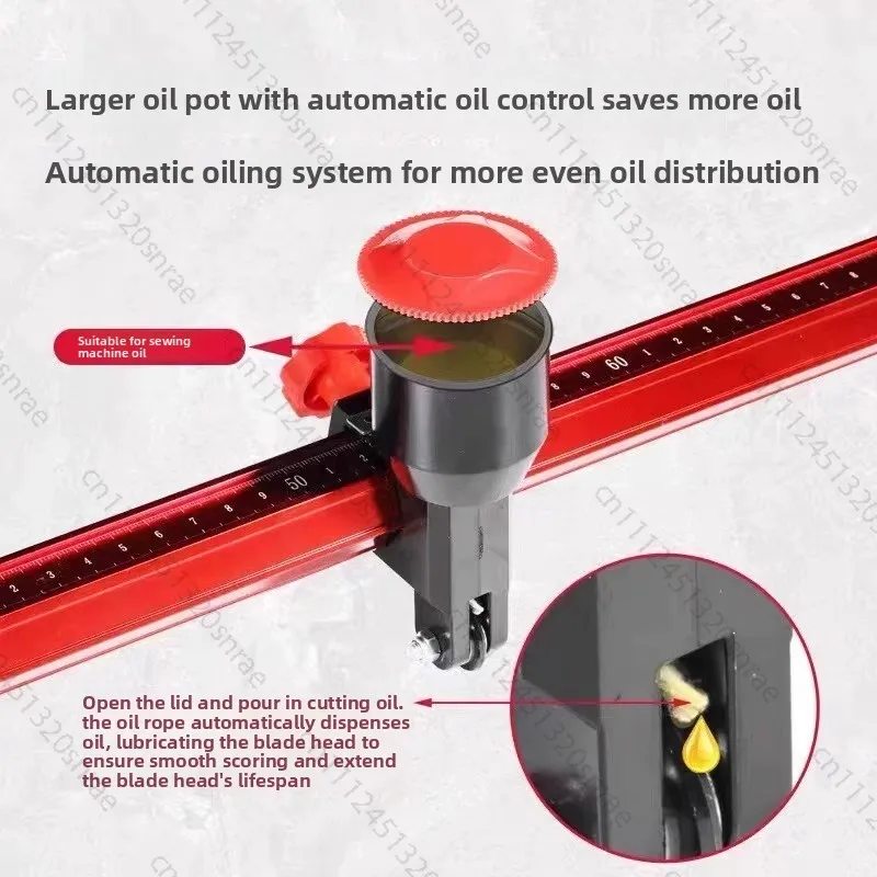 Glass Cutter T-Type Push Glass Push Knife New Reinforced Push Thick Glass Cutting Tile Scraper