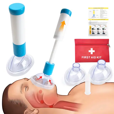 Anti Choking Rescue Device Protable First Aid Choking Kit for Child Adult Anti Asphyxia Emergency Home Rescue Life Saving Device
