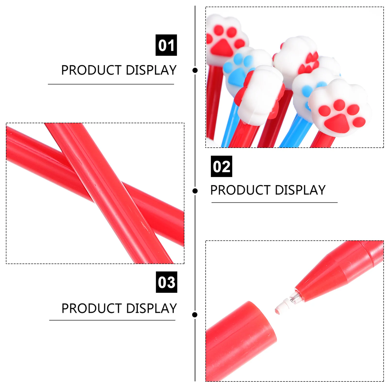 

16Pcs Paw Claw Gel Pen Ideal for Journaling Class Notes Marking Important Dates Pen Set for Teens and Adults