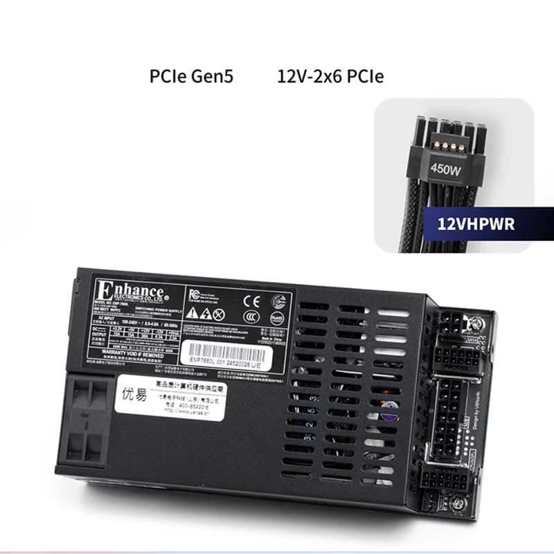 New Original Power Supply For ENHANCE FLEX ITX Small 1U K39 500W 600W ENP-7660L ENP-7650L ENP 7660L ENP 7650L