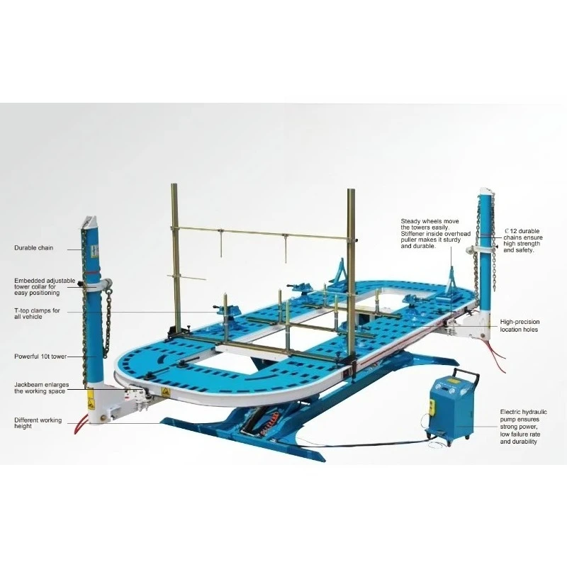M2E 2026 Car Chassis Straightening Bench Auto Repair Frame Machine Steel Car Bench