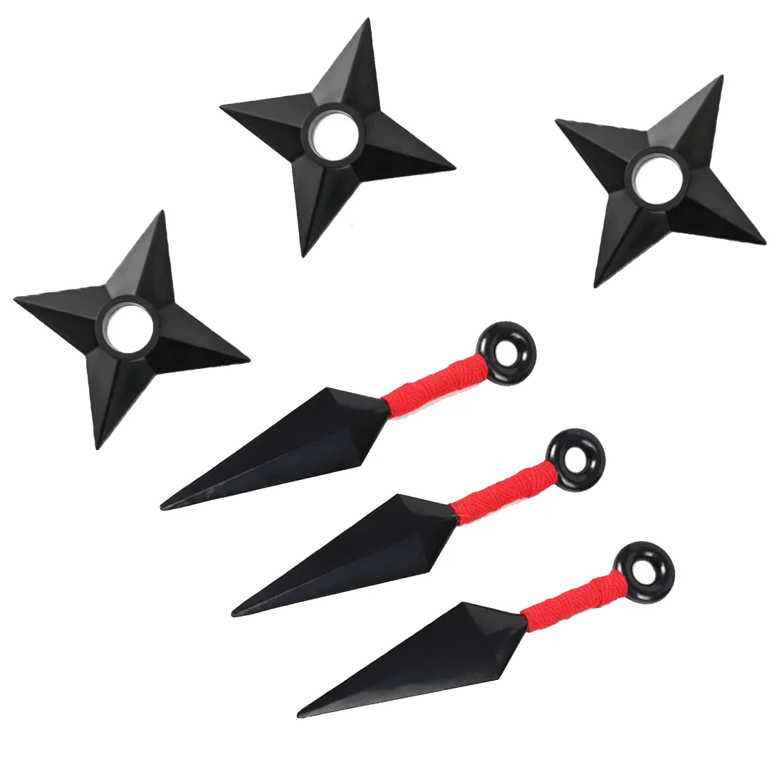3 piezas de dardos sin punta, Hatake Kakashi, Akatsuki, Pain, Kunai, Shuriken, accesorios de cosplay de anime, armas, regalo de Halloween