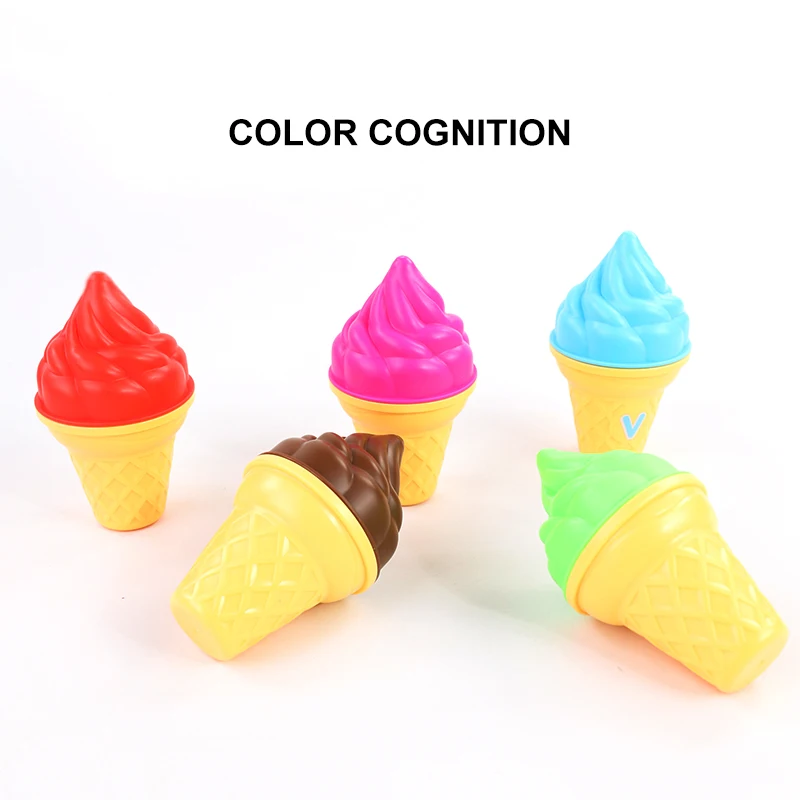 26 قطعة إقران الحروف لعبة الآيس كريم مونتيسوري تعلم لعبة تعليمية لتمييز الألوان خطابات مطابقة ألعاب الهدايا