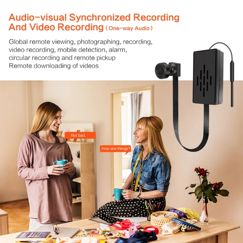 Imagen 2 del producto Cámara WiFi inalámbrica 4K DIY, aplicación móvil, visualización remota, batería integrada, cámara IP de red de seguridad de 1080P píxeles, 2.0MP