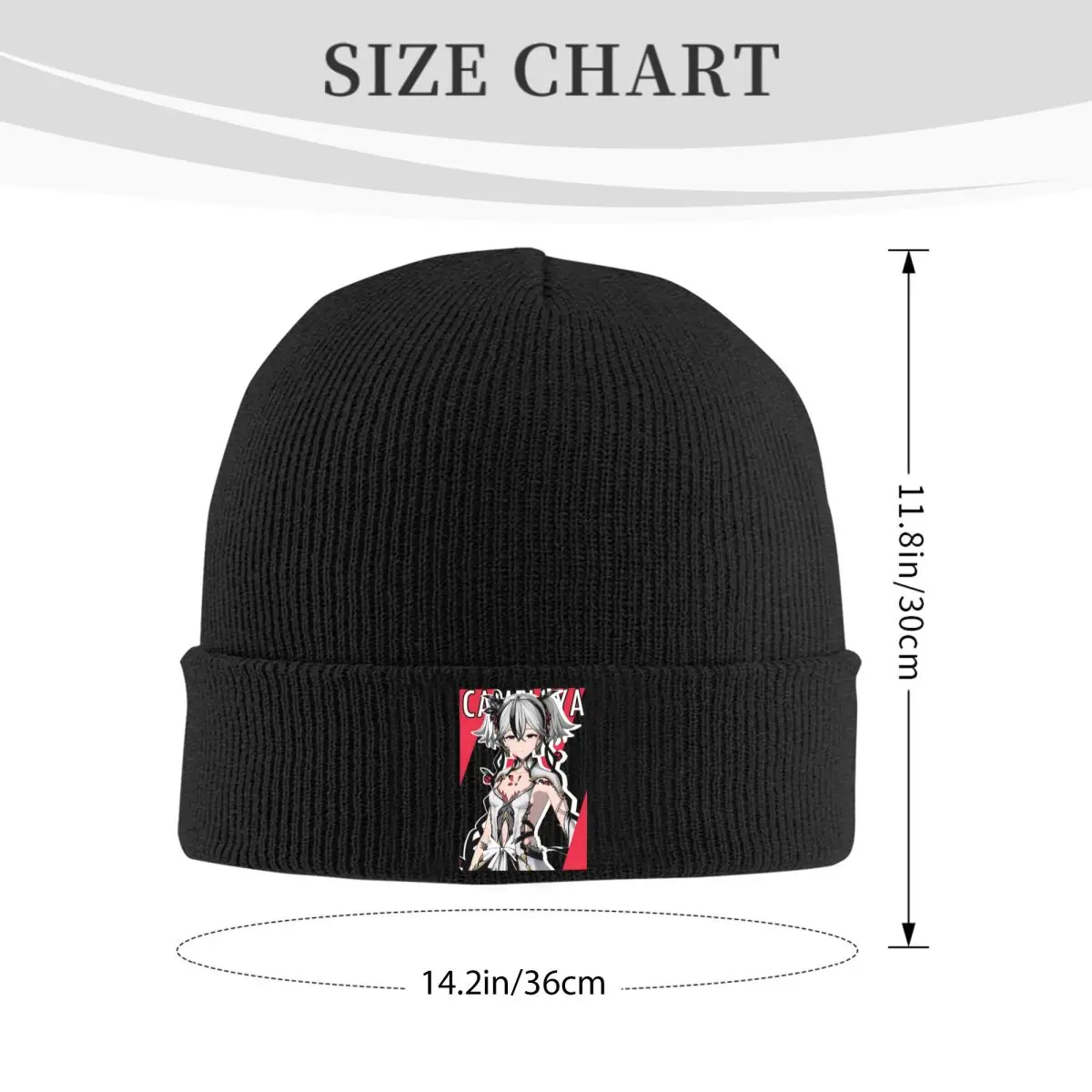 Wuthering Waves Camellya Knitted Hat Beanies Winter Hats Warm Casual Anime Game Caps Men Women Gift