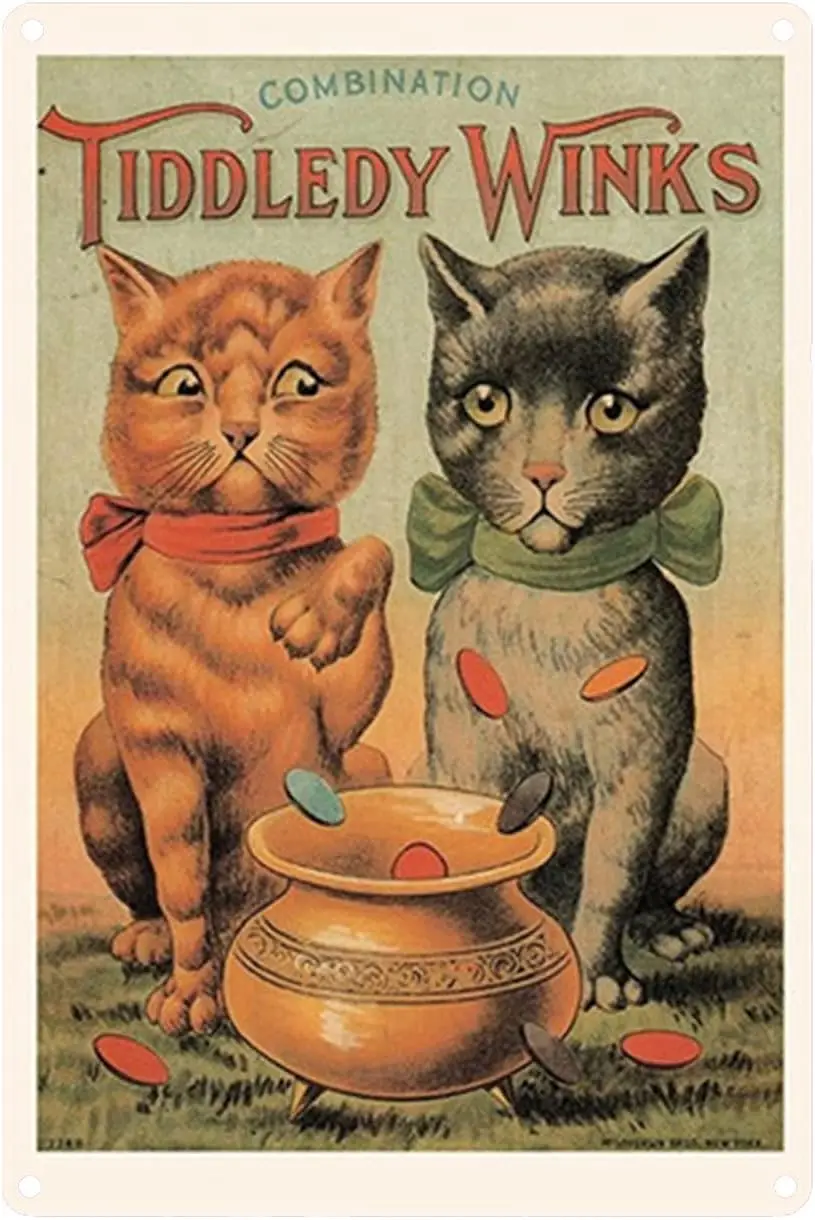 Vintage Metal Tin Sign Cat Retro Tin Decorative Sign Wall Decor Don't Forget To Wipe Home Decor Toilet Wall Gift Printing Plaque