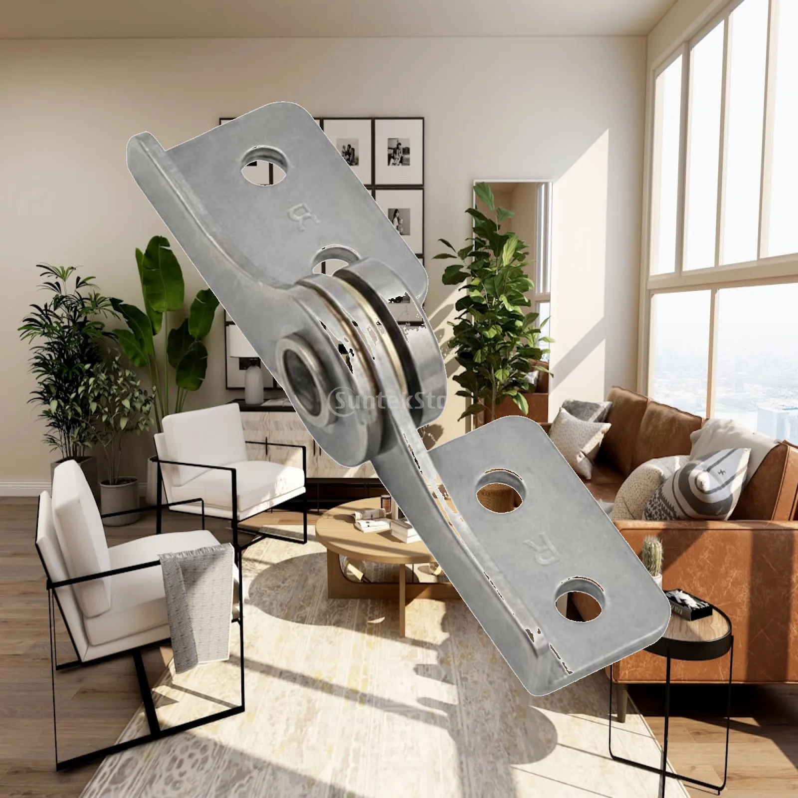 Rotary Steel Damping Hinge Stop at Any Angle Position Control Resistance Hinge Hardware Easy to Install High Hardness