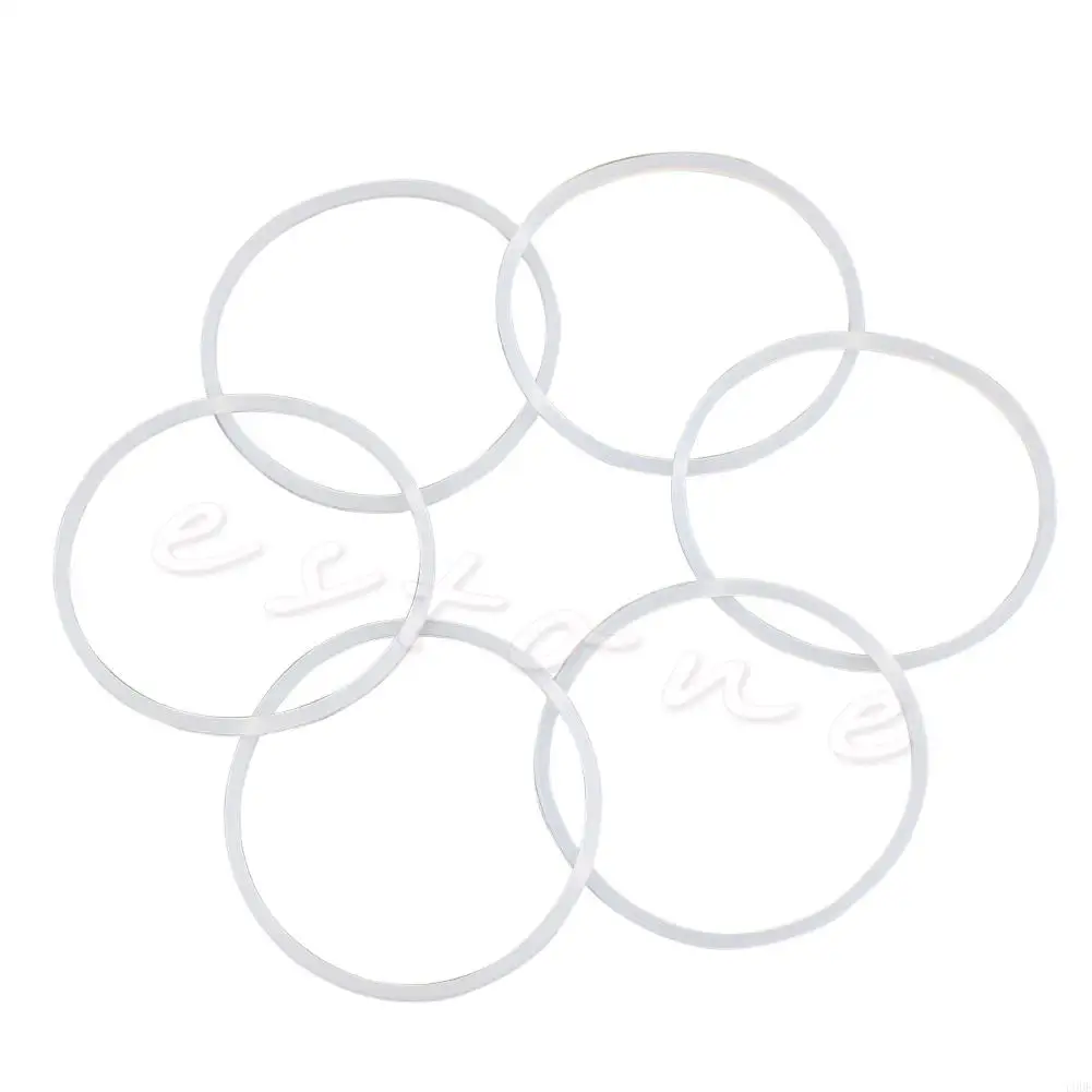 U0DE 6 قطعة جوانات بديلة جديدة حلقة سدادة مطاطية لرصاصة سحرية مسطحة/للصليب Bl