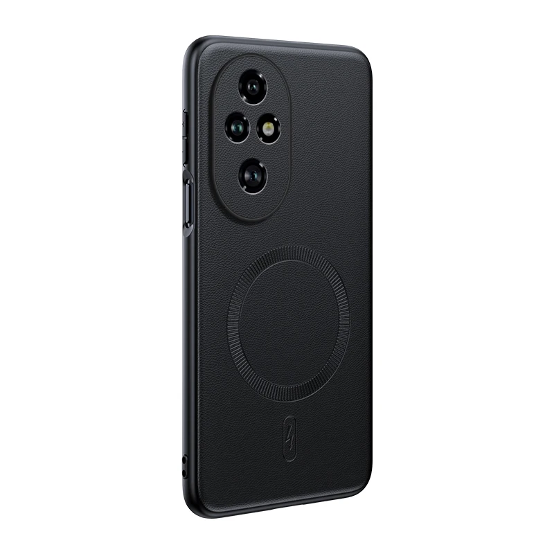 Für Honor 200 Pro Hülle Magnetische Leder-Schutzhülle Für Honor 200 Pro Hochwertige Anti-Fingerabdruck Rutschfeste PC+TPU – Detail 2