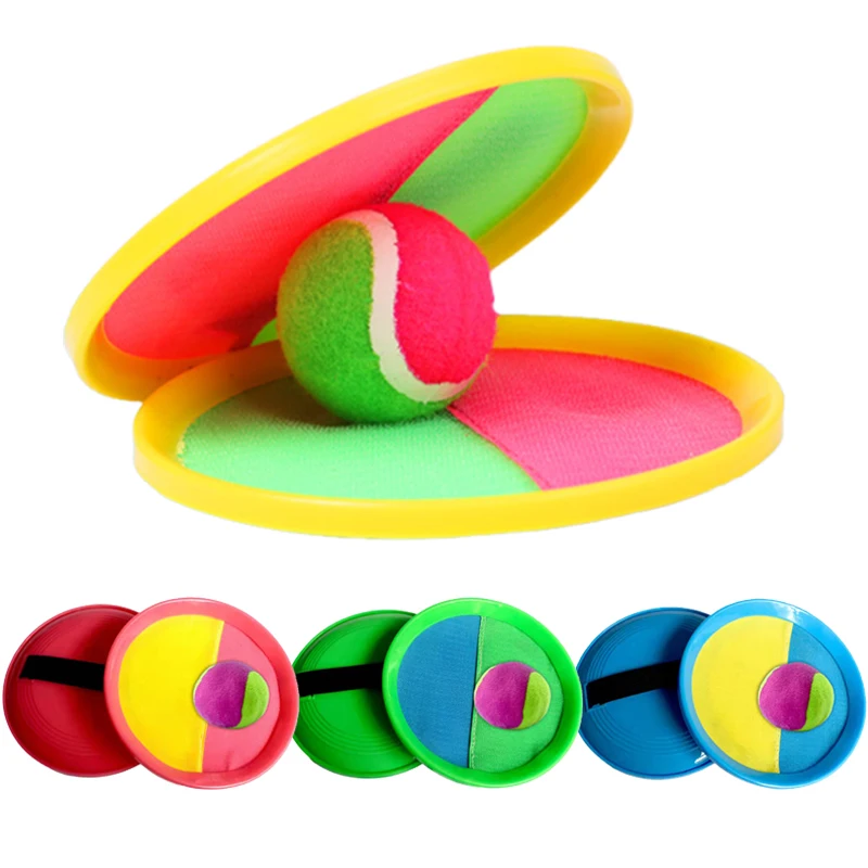 Sucker Sticky Ball Toy for Kids Outdoor Sports Catch Ball Games Throw and Catch Parent-Child Interactive Toys Children Gift TMZ