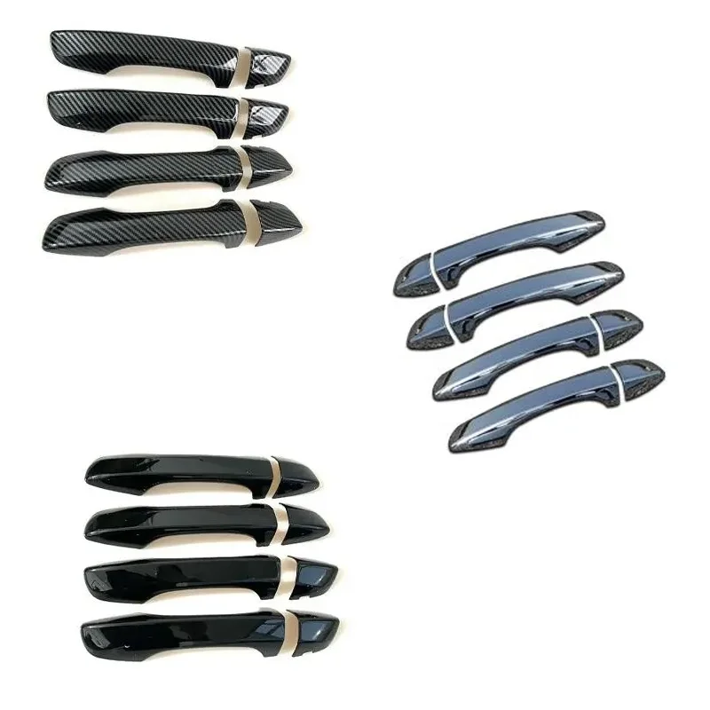 For VW Volkswagen Tiguan/R-Line 2018~2024 2019 2020 2021 Car Exterior Door Handle Cover Protect Stickers Decorative Accessories view 6