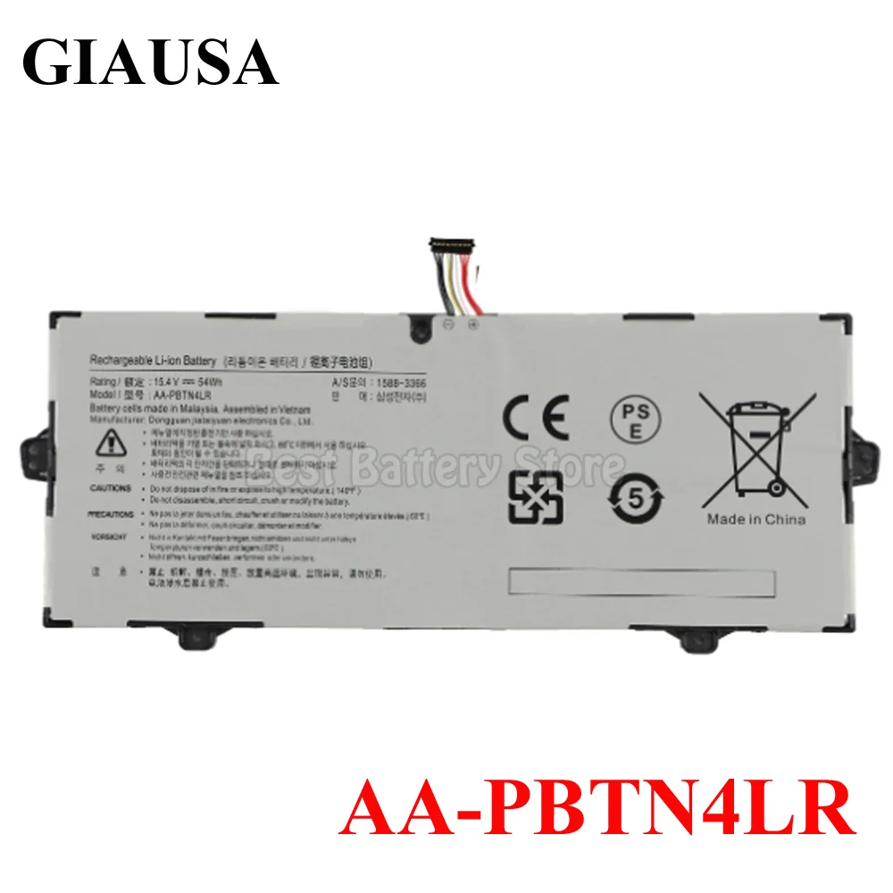 AA-PBTN4LR BA43-00 Laptop Battery For Samsung NP940X5M-X02US NP940X3M-K01US NOTEBook 9 PRO 15 NP940X5N NT950QAA 54WH