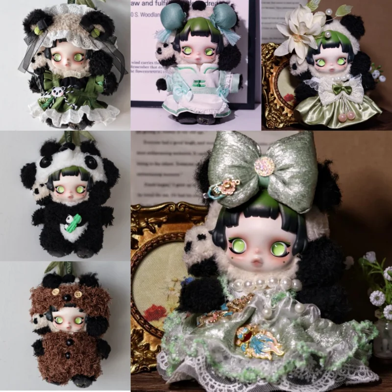 

Кукольный наряд 16 см для Skullpanda, одежда Bear Lazy, плюшевая серия, игрушки и аксессуары, наряд, юбка, аксессуары для волос, подарок