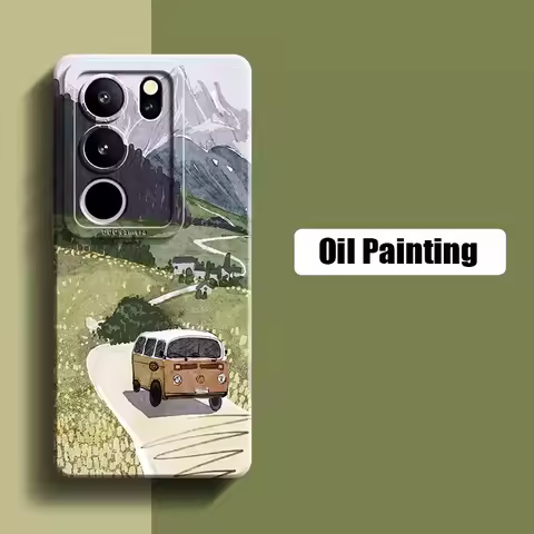 Van-Gogh Oil Painting Case For Samsung Galaxy S24 S23 Ultra S22 Plus S21FE A16 A15 A35 A55 A14 A34 A54 A53 A52 A33 A32 A13 Cover