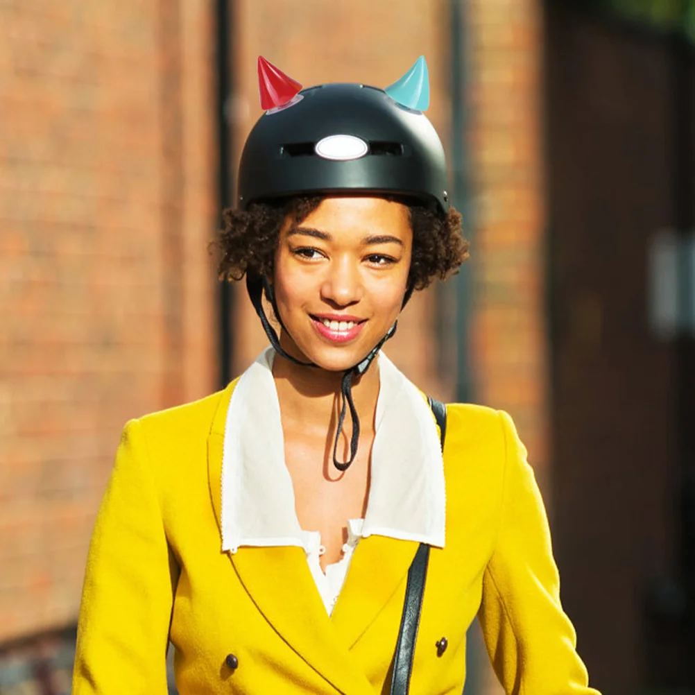 

8 pcs Devil Horns Suction Cup Motorcycle Decoration Durable Plastic Bike Ski Snowboard Accessories For Men Women