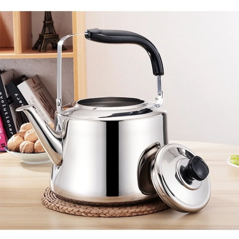 Household Kettle Crafted From Rust Resistant Stainless Steel With Comfort Grip Handle And Even Heat Distribution Base