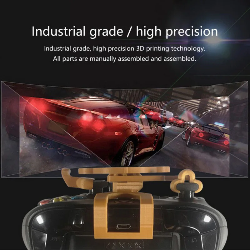 AA08-Gaming Racing Wheel Mini Steering Game Controller For One X S Elite 3D Printed Accessories