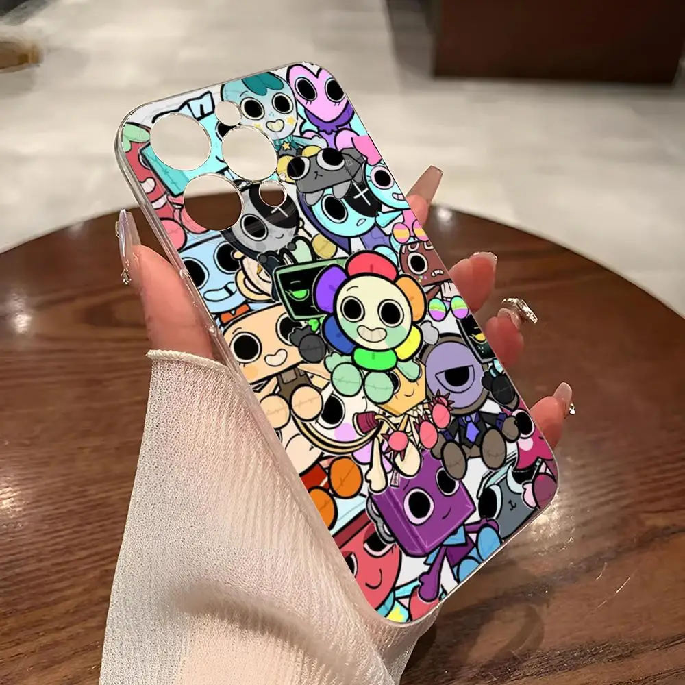 حافظة هاتف Game Dandys World لهاتف آيفون 14Pro 15 11 12 16 Pro Max Mini 8 Plus X XR XS SE2020 غطاء شفاف #6