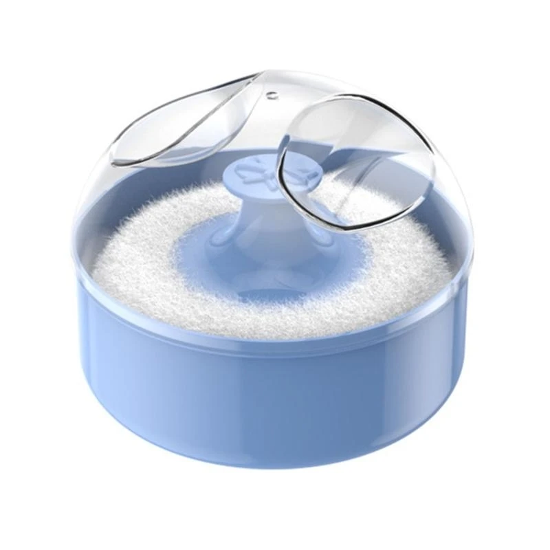 

Powder Puff and Container Case Empty Loose Powder Box Large Powder Puff