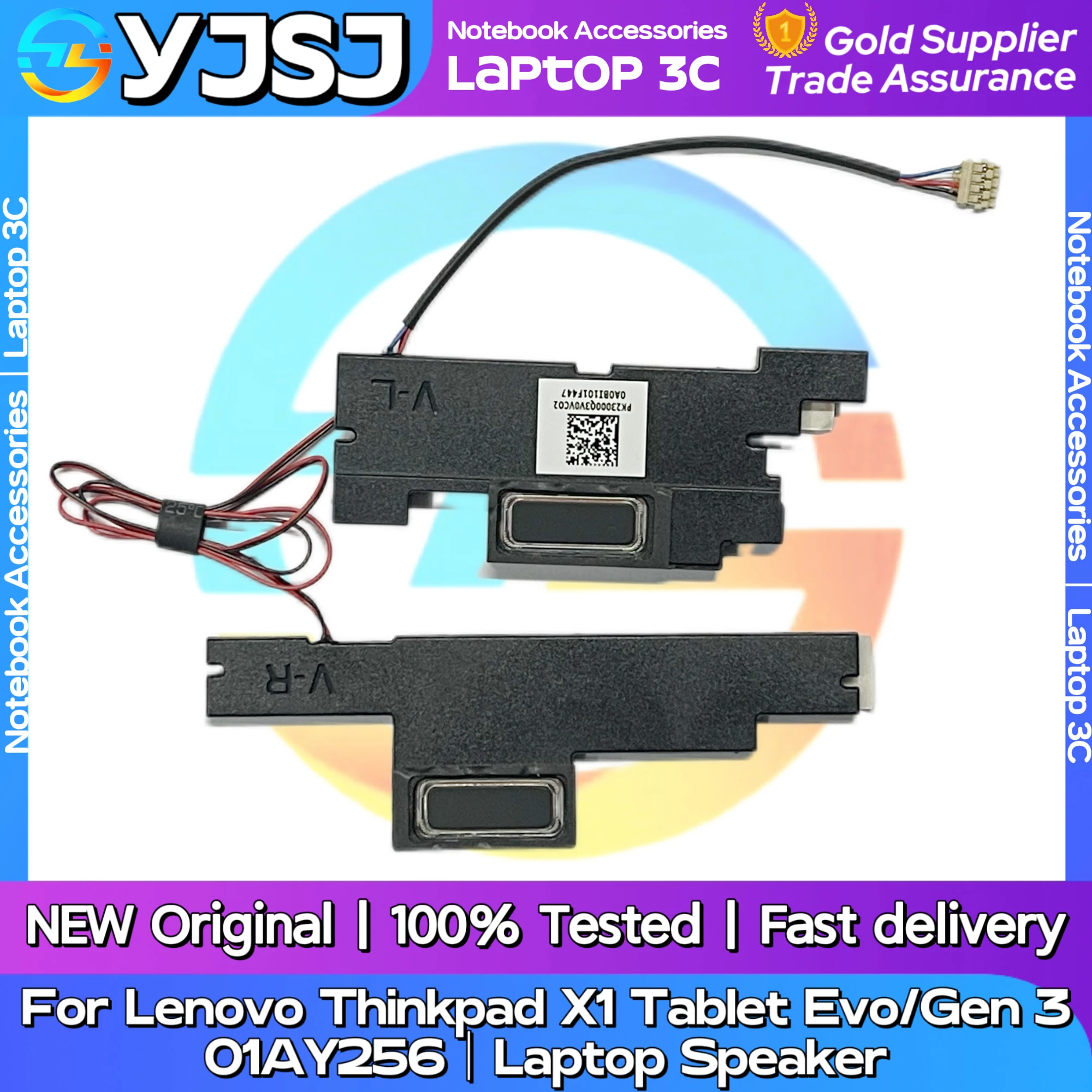 

New Original Laptop Speaker For Lenovo ThinkPad X1 Tablet 3rd Gen 20KJ 20KK built-in speaker horn audio 01AY256 01AY257 01AY258