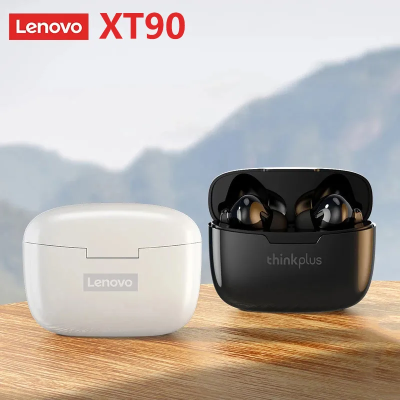 Original Lenovo XT90 TWS Bluetooth 5.0 Portable Earphones Immersive Sound Smoother Transmission Earbuds In-Ear Headset With Mic