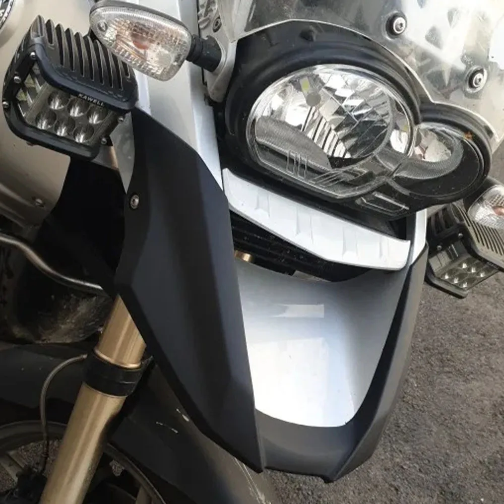 ل BMW R 1200GS R1200 GS R 1200 GS 2008 2009 2010 2011 2012 R1200GS الجبهة منقار هدية تمديد عجلة موسع غطاء أسود