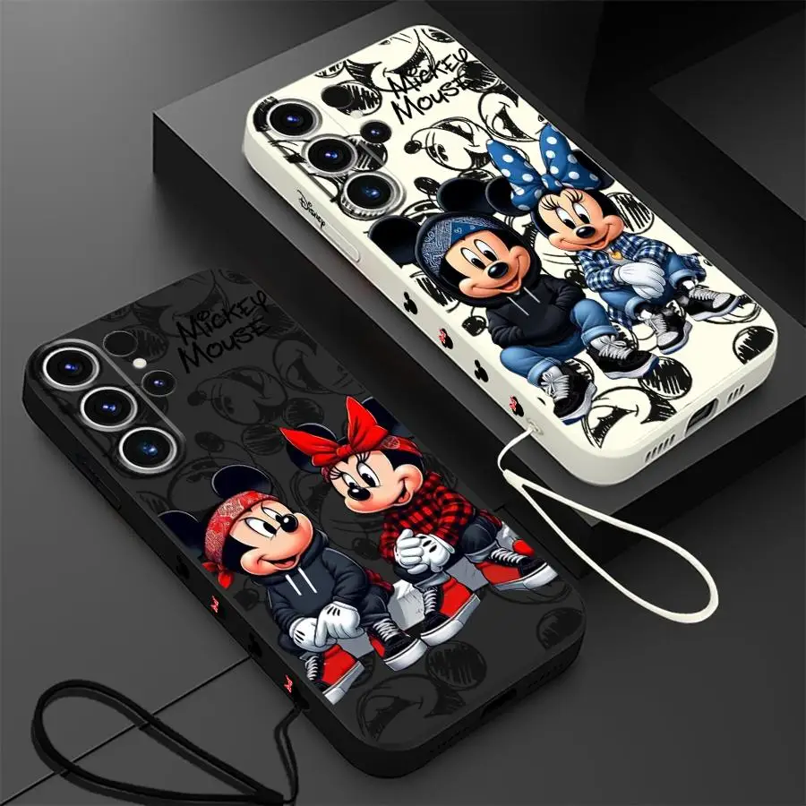 Disney Mickey Minnie Mouse Cool Phone Case for Samsung Galaxy S22 S23 Ultra 5G S20 FE S21 Plus S24 Ultra S21 Silicone Cover