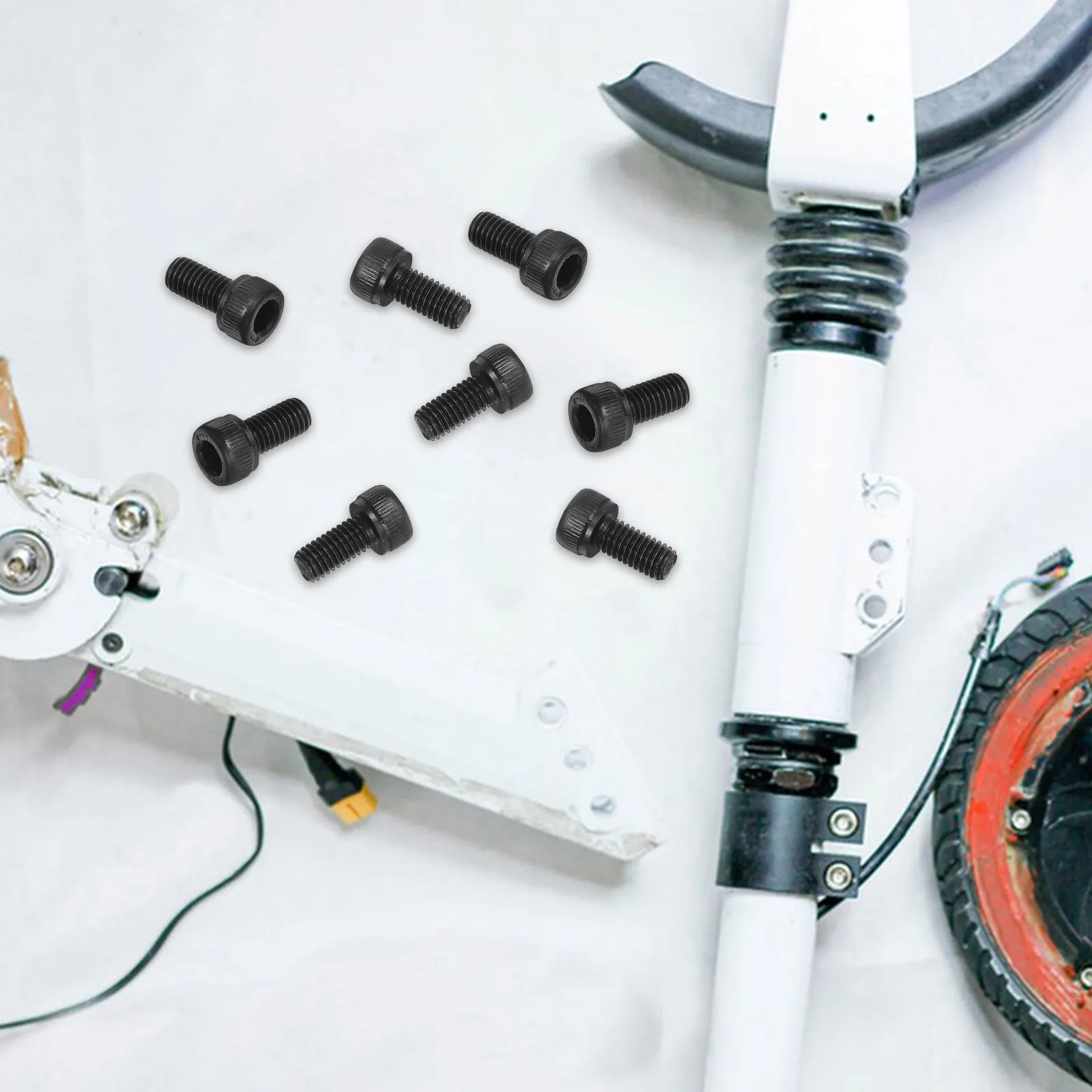 

50pcs Hex Cap Screws M3X8 Carbon Steel Smooth For Office Chair Repair Small Machine Screws Machine Hardware Kit Fasteners