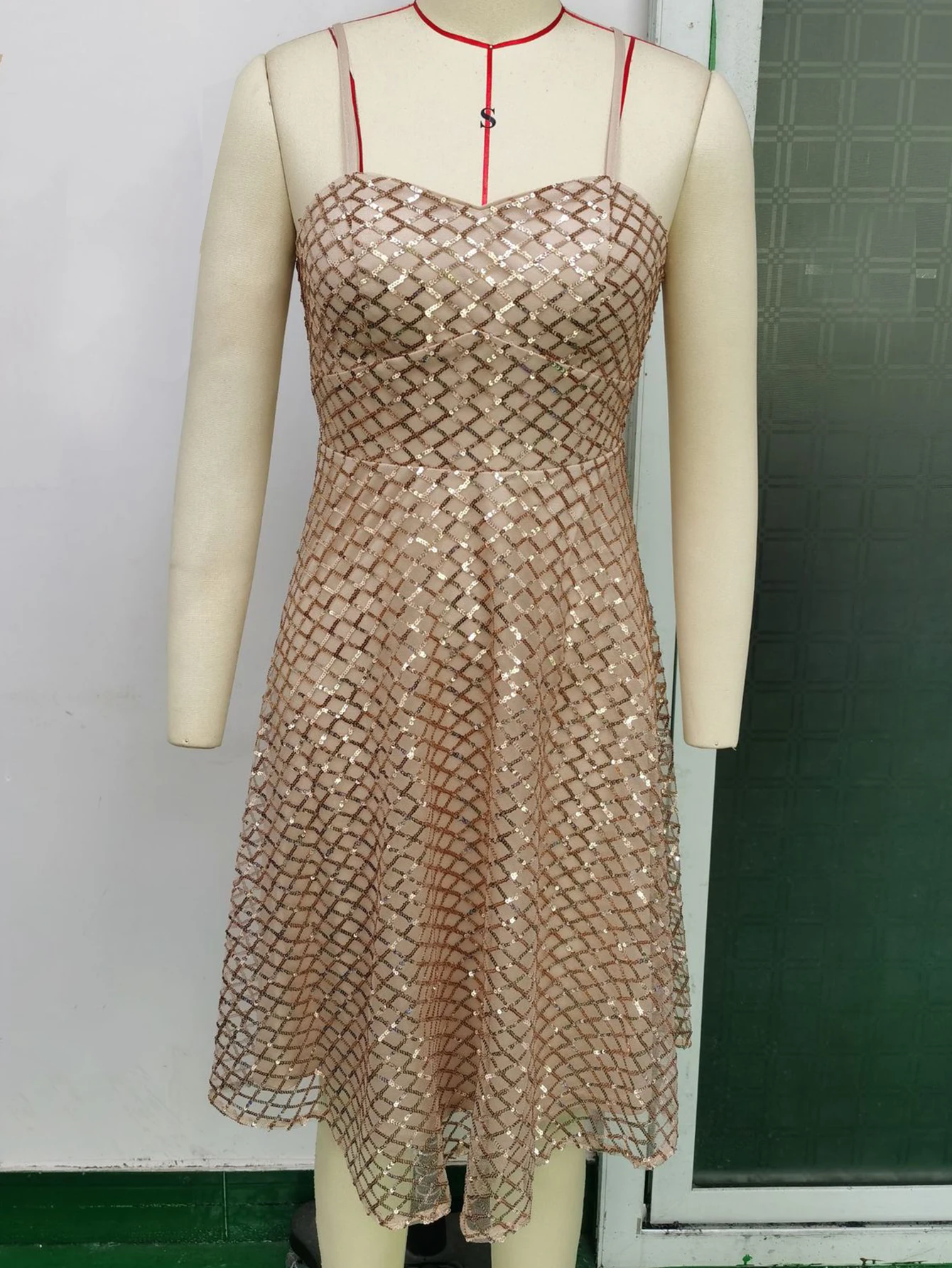 Vestido Sexy de verano con lentejuelas y espalda descubierta para mujer, vestidos elegantes de lujo para dama de honor, vestidos de fiesta de cumpleaños, vestidos midi para graduación y noche