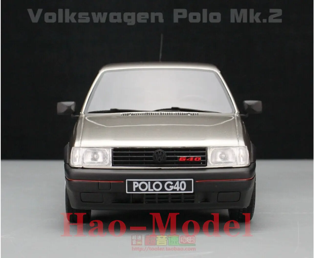 Otto-レジン-ミニチュアシミュレーションカー,フォルクスワーゲンポロmk2 g40,1:18,限定玩具,誕生日プレゼント,趣味,展示コレクション