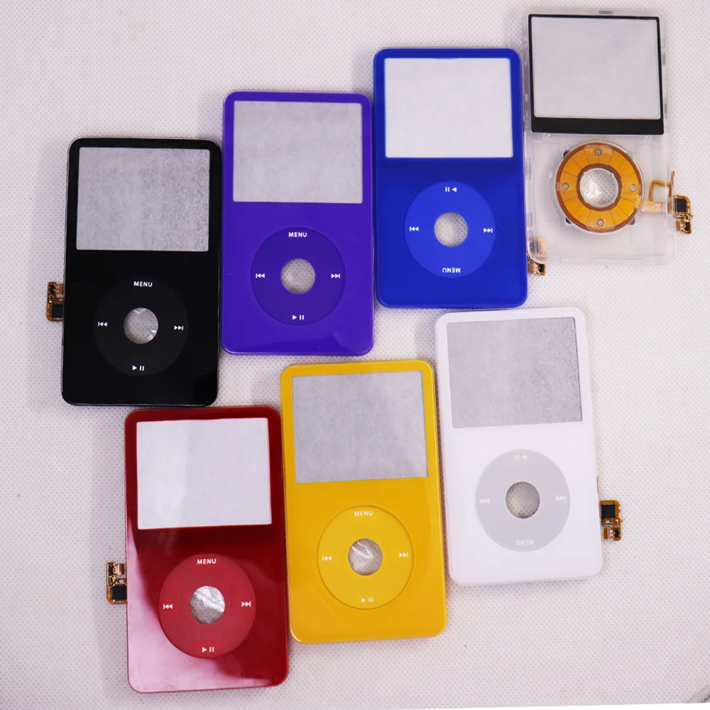

Лицевая панель с клик-колесом для iPod 5-го 5,5-го поколения, видео, 30 ГБ, 60 ГБ, 80 ГБ, передний корпус
