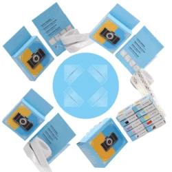 250Pcs Photo Corner Stickers DIY  Album  Photo Corner Stickers DIY Album Material Tools Accessories Transparent Corner Stickers