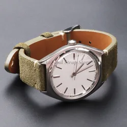 High-quality Soft Suede Leather Straps 14/16/18/20/22mm Vintage Watchband Quick Release Calfskin Bracelet Men Women Accessories