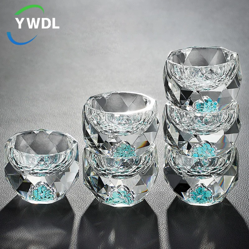 

YWDL 6pcs Set 50/15ml Crystal Wine Glasses Vodka Whiskey Party Glass Cup Espresso Coffee Cups Tea Cup Spirits Sake Soju Brandy