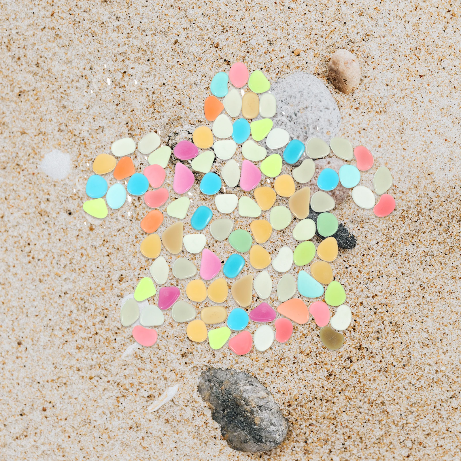 

Decorative Resin Stones Night Glow Aquarium Stones Fish Tank Gravel Rocks Resin Rocks Aquarium Rock Decorations