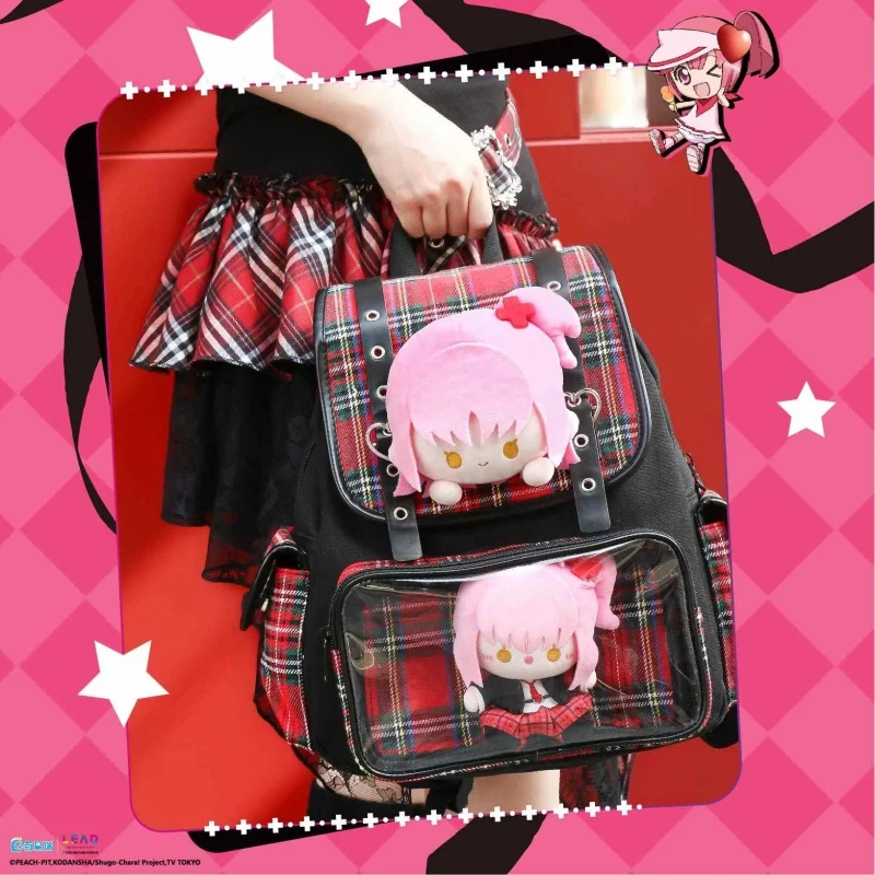 

Genuine Shugo Chara Student Backpack Hinamori Amu Tsukiyomi Ikuto Cute Y2k Girl Backpack Anime Merchandise Toy Girl Christmas Gi