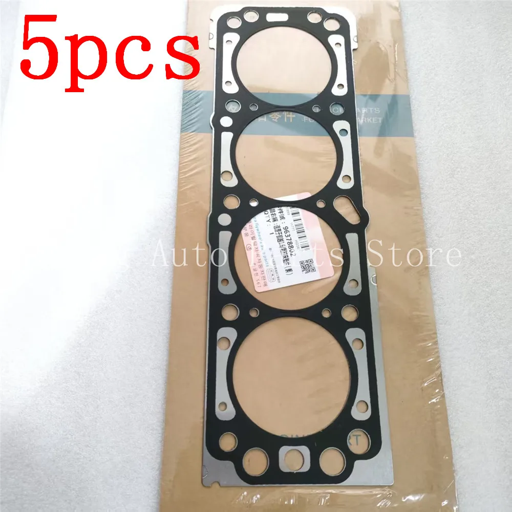 5PCS  Auto Parts Car Accessories Engine Cylinder Head Gasket OEM# 96378802 For Chevolet Aveo Cruze LACETTI Nubira Buick Excelle