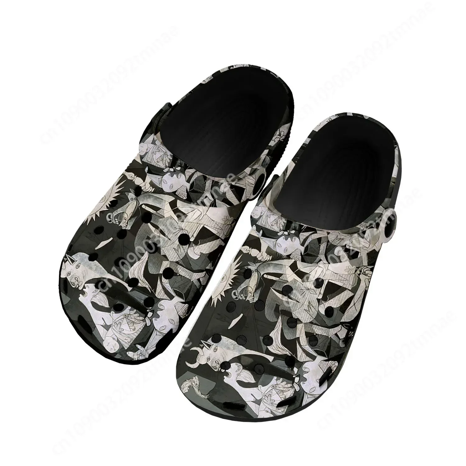 Picasso Famous Oil Paint Guernica Home Clogs Custom Water Shoes Mens Womens Teenager Shoe Garden Breathable Beach Hole Slippers