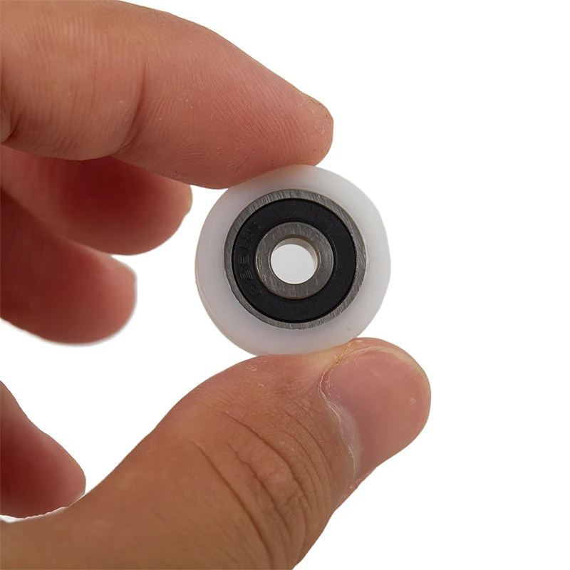 ***21*6mm U Groove Bearing Pulley Line Lifting Wheel POM Roller Sheave For Bathroom Wheel