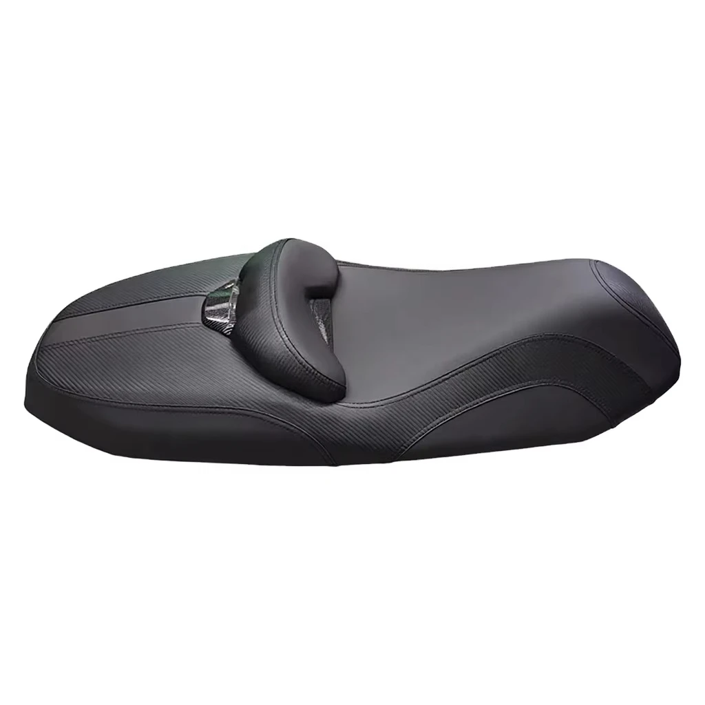 NSS350 Touring Seat Ergonomic Lumbar Support IPX6 Waterproof Motorcycle Gel Foam -Vibration Passenger Side 5min 120kg Load